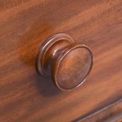 Neat-Sized George III Inlaid Bow-Fronted Mahogany Chest of Drawers - Image 5
