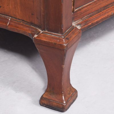 Rare George III Block-Front Mahogany Chest of 4 Graduated Drawers - Image 5