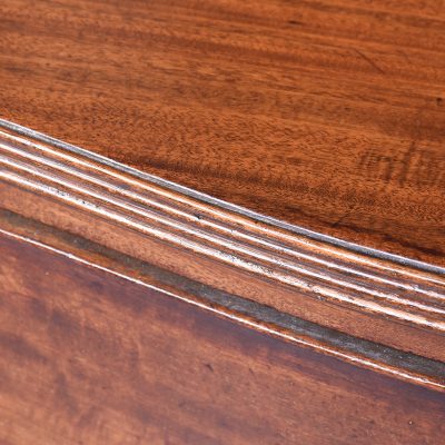 Neat Size George III Mahogany Serpentine-Front Chest of Drawers - Image 7