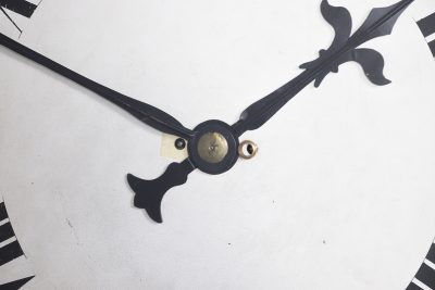 Monumental Mahogany Framed Fuse Wall Clock - Image 4
