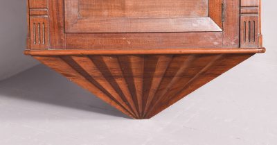 Monumental Mahogany Framed Fuse Wall Clock - Image 6