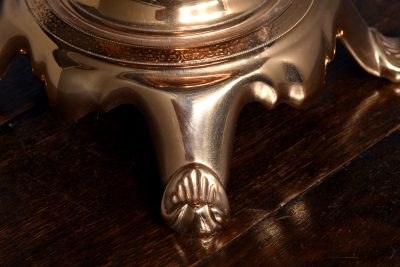 Impressive early Victorian copper and brass samovar by J.S. Pyrke and Sons, London - Image 8