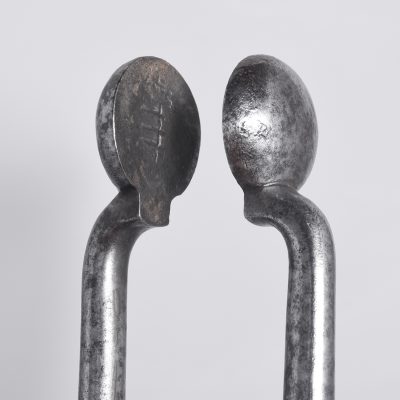 Set of 3 George III Steel Fire Irons - Image 7