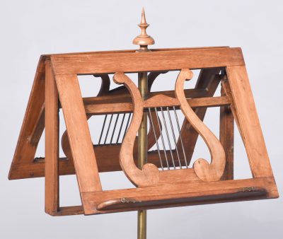 Victorian Walnut Adjustable Duet Stand - Image 2