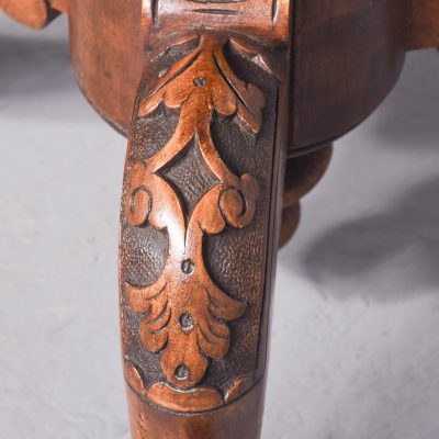 Victorian Walnut Adjustable Duet Stand - Image 7