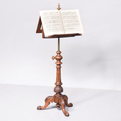 Victorian Walnut Adjustable Duet Stand - Image 10
