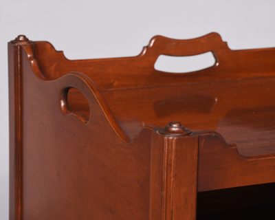 Pair of George III Style Mahogany Bedside Cabinets - Image 5