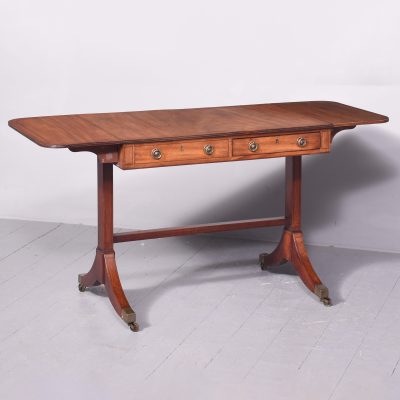 Neat Sized Mahogany Sofa Table - Image 2