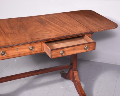 Neat Sized Mahogany Sofa Table - Image 3