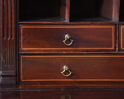 Mahogany Inlaid Georgian Bureau - Image 12