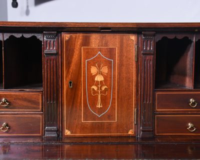 Mahogany Inlaid Georgian Bureau - Image 14