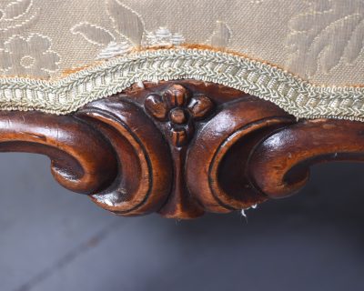 Rosewood Framed Easy Chair - Image 4