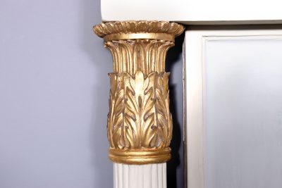 George IV Painted and Parcel-Gilt Overmantel Mirror - Image 4