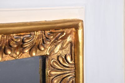 George IV Painted and Parcel-Gilt Overmantel Mirror - Image 6