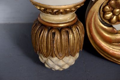 George IV Painted and Parcel-Gilt Overmantel Mirror - Image 8
