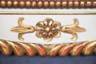 George IV Painted and Parcel-Gilt Overmantel Mirror - Image 11