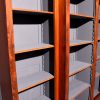 Early Victorian Breakfront Mahogany Open Bookcase - Image 3
