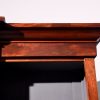 Early Victorian Breakfront Mahogany Open Bookcase - Image 4