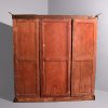 Early Victorian Breakfront Mahogany Open Bookcase - Image 6