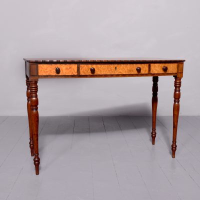 Stylish Scottish Bow-Fronted Side Table - Image 2