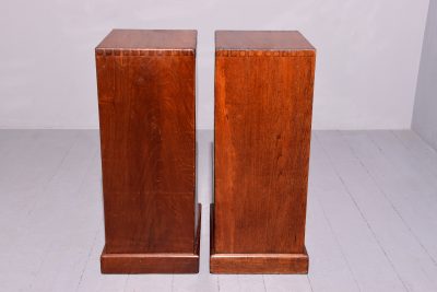 A Quality Pair of Teak Open Bedside Cabinets - Image 3