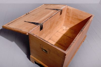 William IV Yellow Pine Blanket Box - Image 6