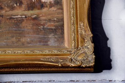 Gilt Framed Original Oil Painting of The East Mill Stirling By James Christie Prowett - Image 2