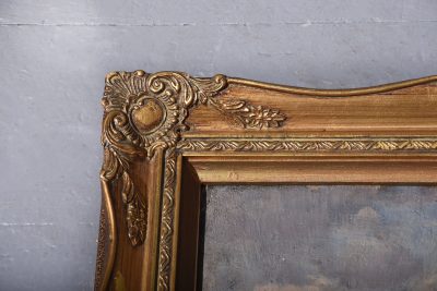 Gilt Framed Original Oil Painting of The East Mill Stirling By James Christie Prowett - Image 4