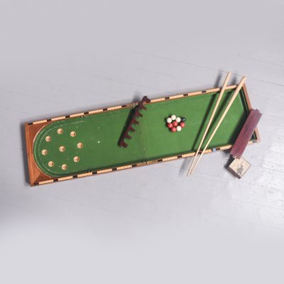 Mahogany Folding Billiard Table - Image 5