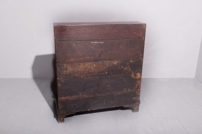Magnificent Dutch Marquetry Inlaid Mahogany Bureau in Pristine Condition - Image 8