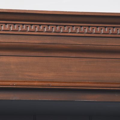 Late 19th Century Georgian-Style Tall Mahogany Open Bookcase - Image 2