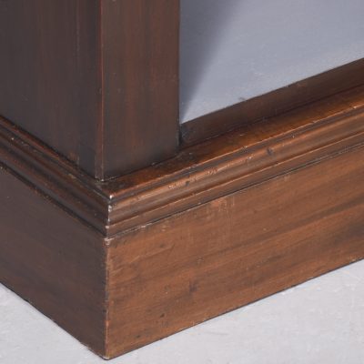 Late 19th Century Georgian-Style Tall Mahogany Open Bookcase - Image 5