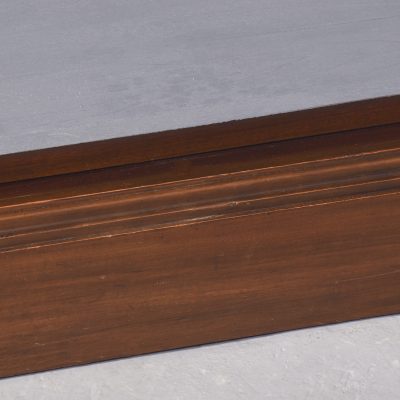 Late 19th Century Georgian-Style Tall Mahogany Open Bookcase - Image 7