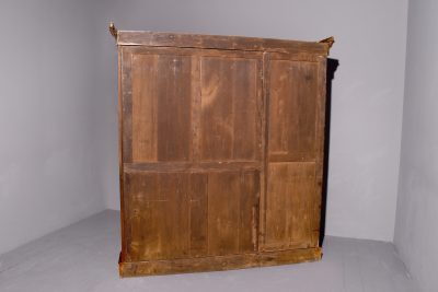 Attractive Victorian Burr Walnut 3 Section Open Bookcase - Image 5
