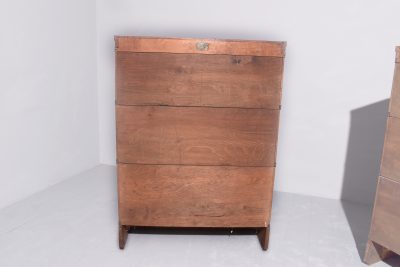 Pair of Quality Oak Three Section, Stacking Bookcases by Inglestants - Image 8