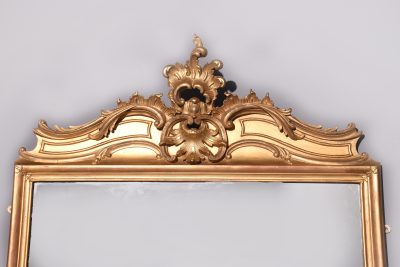 Large Victorian Giltwood Over-Mantle Mirror - Image 2