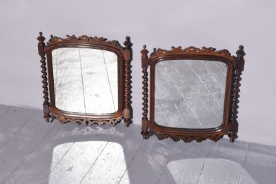 Pair of Victorian, Decorative Rosewood Framed Wall Mirrors - Image 2