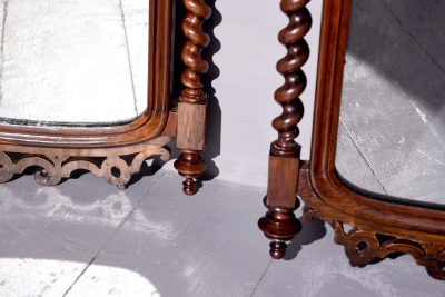 Pair of Victorian, Decorative Rosewood Framed Wall Mirrors - Image 4
