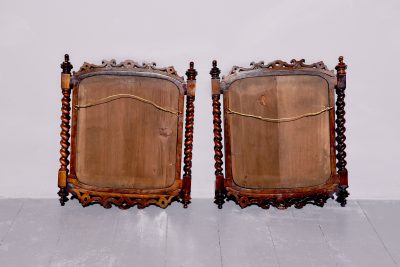 Pair of Victorian, Decorative Rosewood Framed Wall Mirrors - Image 5
