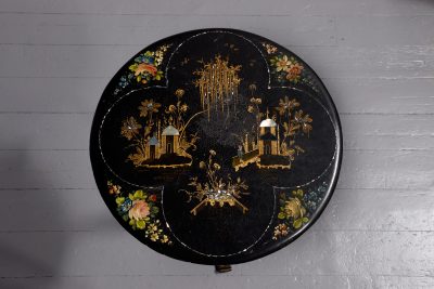 Painted Papier-mâché  Occasional Table - Image 3
