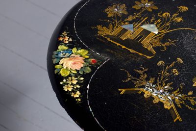 Painted Papier-mâché  Occasional Table - Image 4