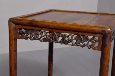 Large Qing Period Chinese Hongmu Occasional Table - Image 4