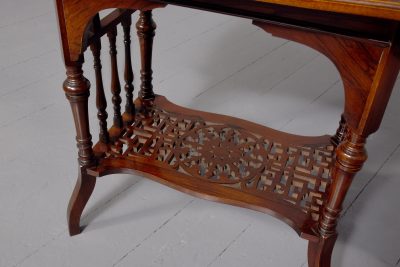 Late 19th Century Art Nouveau Influence Low Rosewood Free Standing Table - Image 3