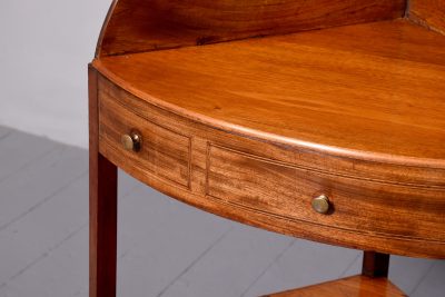 Large Inlaid Mahogany George III corner Washstand - Image 4