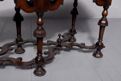 Stylish Jacobean Oak Side Table or Dresser Base - Image 3