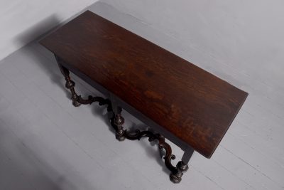 Stylish Jacobean Oak Side Table or Dresser Base - Image 4
