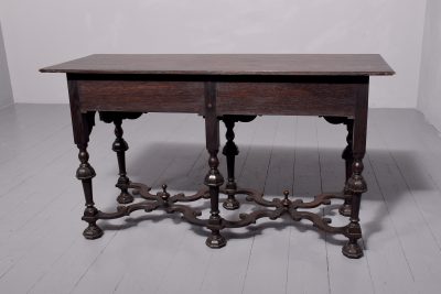 Stylish Jacobean Oak Side Table or Dresser Base - Image 6
