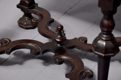 Stylish Jacobean Oak Side Table or Dresser Base - Image 7