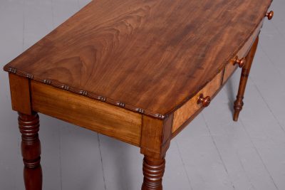 Stylish Scottish Bow-Fronted Side Table - Image 10