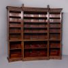 Stylish Mahogany Curved Open Bookcase - Image 2